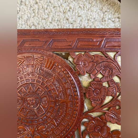 Vintage Leather Shoulder Purse from Mexico - Picture 2 of 15